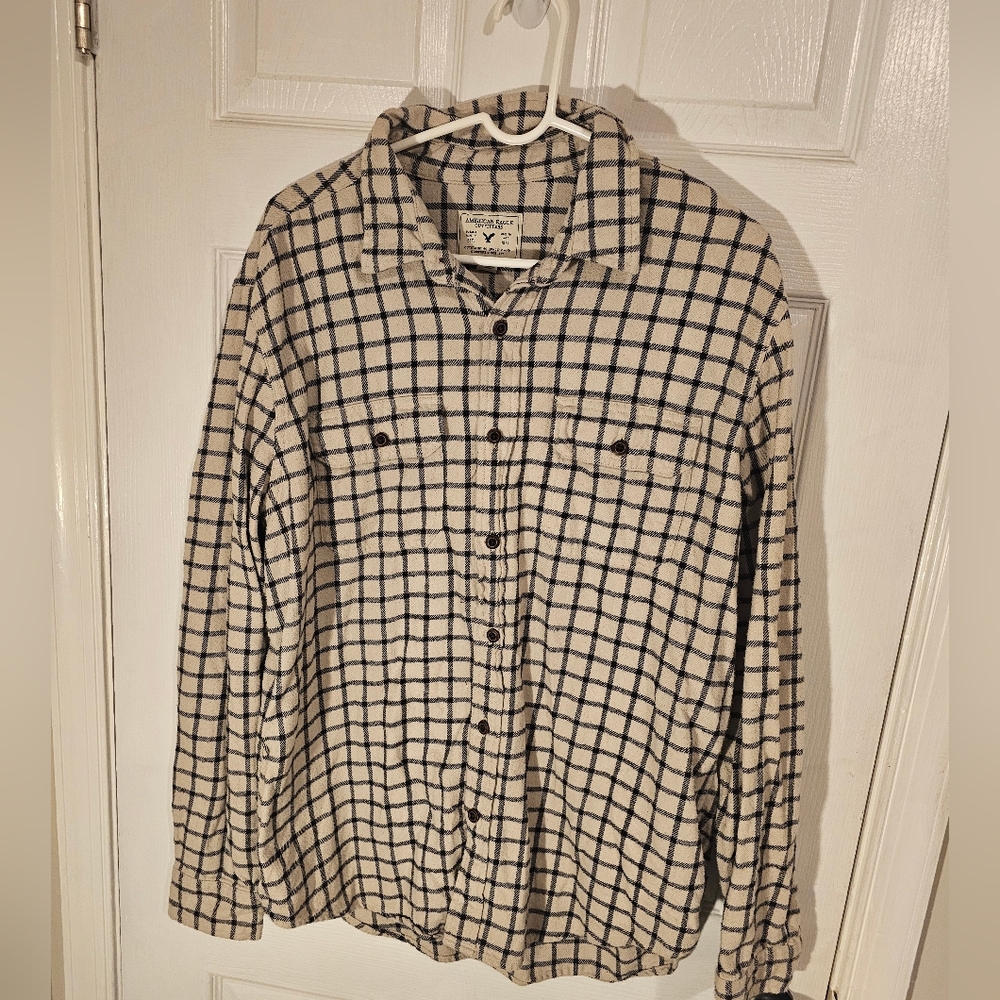 American Eagle Mens Plaid Shirt
